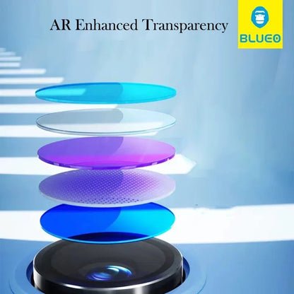 Film de protection pour caméra arrière Blueo pour Samsung Galaxy S26 Ultra S948, Verre trempé, Argenté