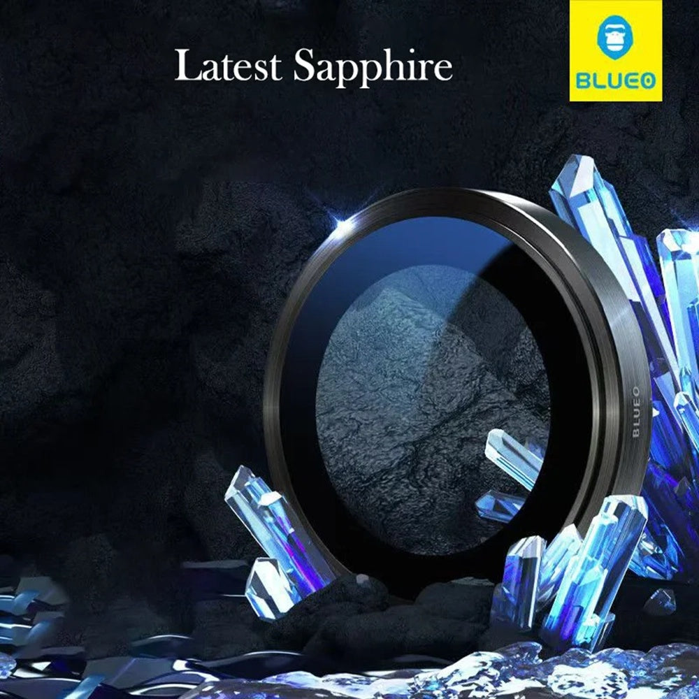 Film de protection pour caméra arrière Blueo Sapphire Crystal pour Apple iPhone 14 Pro Max / 14 Pro, Verre trempé, Violet