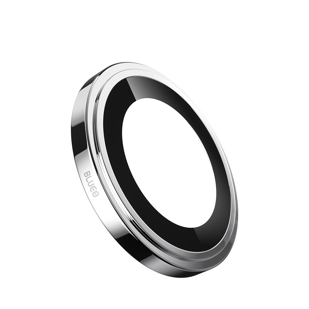 Pellicola protettiva per fotocamera posteriore Blueo Sapphire Crystal per Apple iPhone 16 Pro Max / 16 Pro, vetro temperato, argento