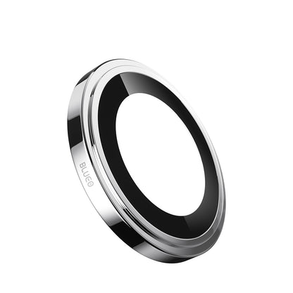 Pellicola protettiva per fotocamera posteriore Blueo Sapphire Crystal per Apple iPhone 16 Pro Max / 16 Pro, vetro temperato, argento
