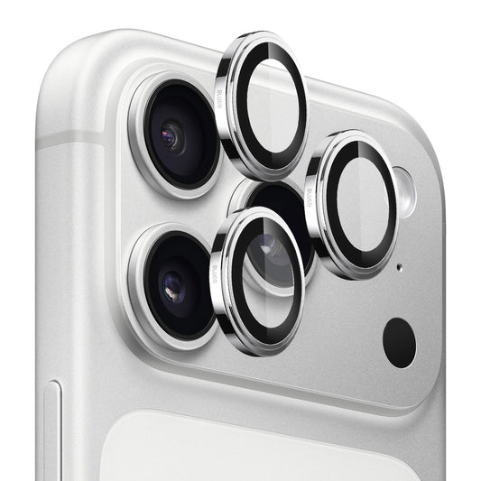 Pellicola protettiva per fotocamera posteriore Blueo Sapphire Crystal per Apple iPhone 18 Pro / 18 Pro Max, vetro temperato, argento