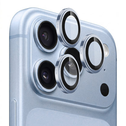Pellicola protettiva per fotocamera posteriore Blueo Sapphire Crystal per Apple iPhone 18 Pro / 18 Pro Max, vetro temperato, blu chiaro