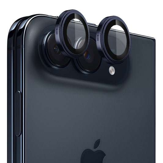 Pellicola protettiva per fotocamera posteriore Blueo Sapphire Crystal per Apple iPhone Duo, vetro temperato, blu