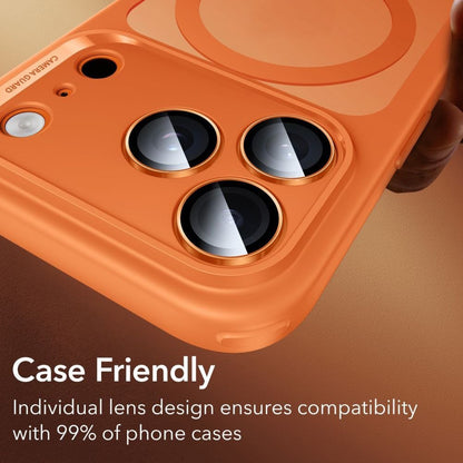 Pellicola Protettiva Posteriore ESR Armorite per Apple iPhone 14 Pro, Vetro Temperato, Arancione