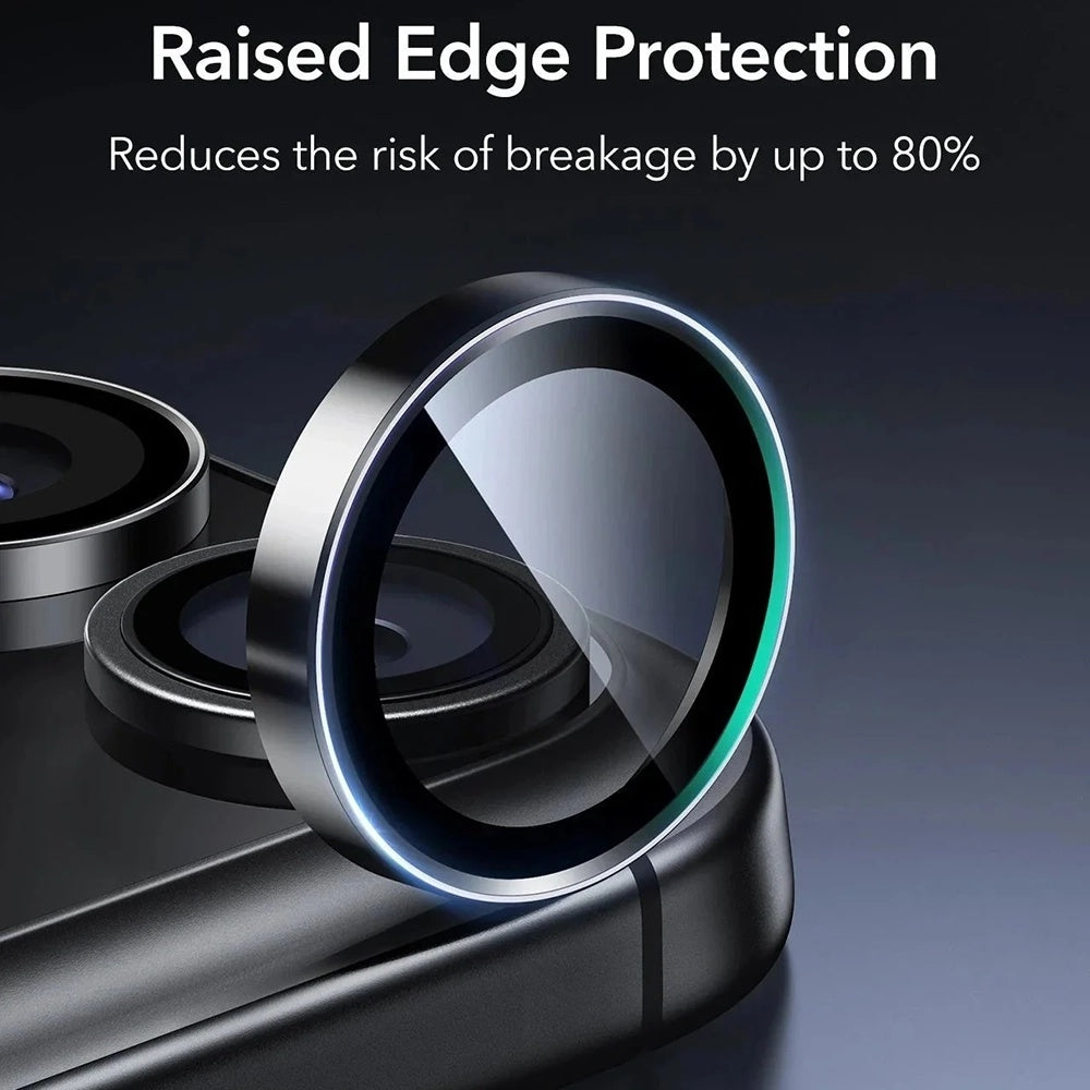 ESR Armorite Rückkamera-Schutzfolie für Apple iPhone 18 Pro / 18 Pro Max, gehärtetes Glas, Schwarz
