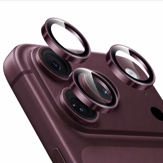 Film de protection pour caméra arrière ESR Armorite pour Apple iPhone 18 Pro / 18 Pro Max, Verre trempé, Bordeaux foncé