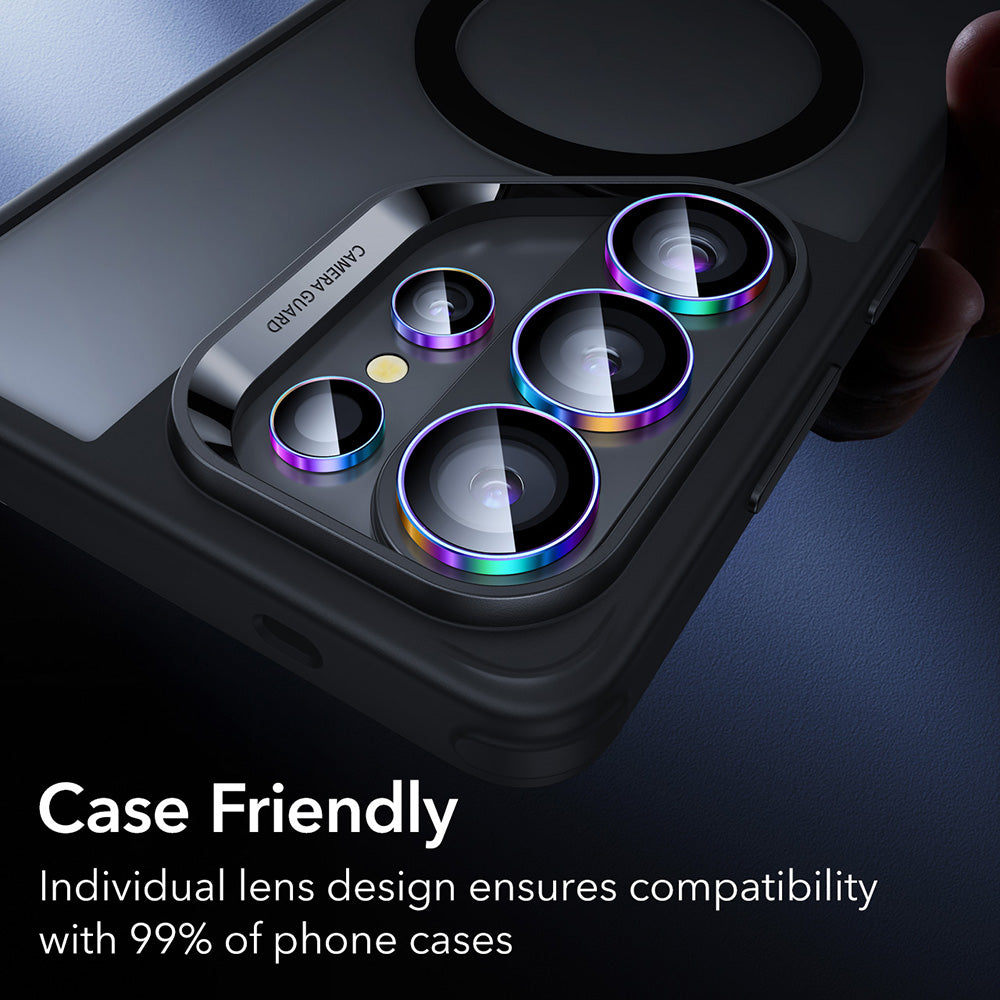 Schutzfolie ESR Armorite für die Rückkamera des Samsung Galaxy S26 Ultra S948, gehärtetes Glas, Mehrfarbig