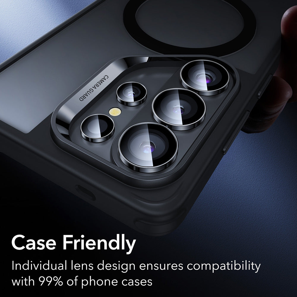 ESR Armorite Rear Camera Protector for Samsung Galaxy S26 Ultra S948, Tempered Glass, Black