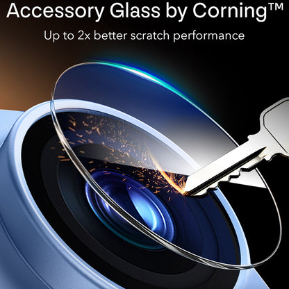 Film de protection pour caméra arrière ESR Armorite Pro pour Apple iPhone 18 Pro Max, Verre trempé, Bleu