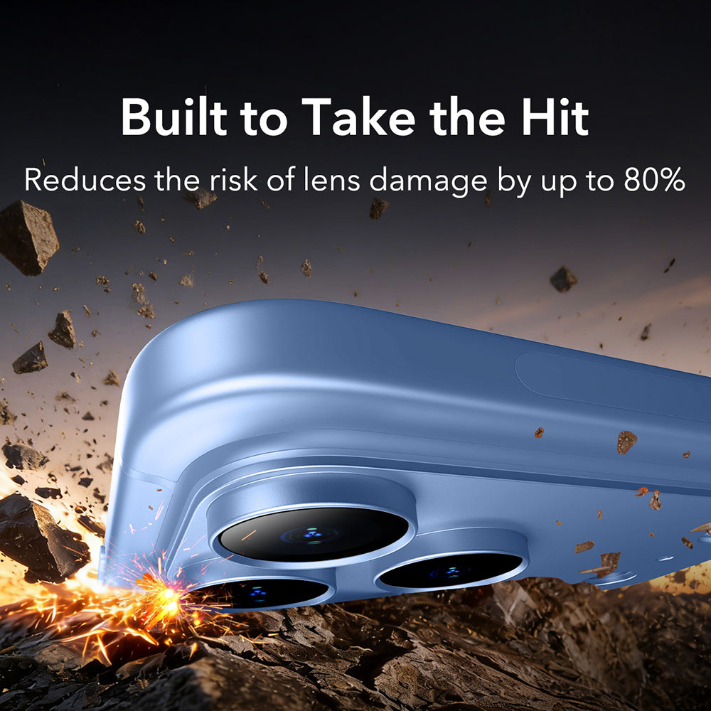 Film de protection pour caméra arrière ESR Armorite Pro pour Apple iPhone 18 Pro Max, Verre trempé, Bleu