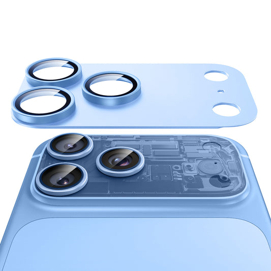 Film de protection pour caméra arrière ESR Armorite Pro pour Apple iPhone 18 Pro, Verre trempé, Bleu