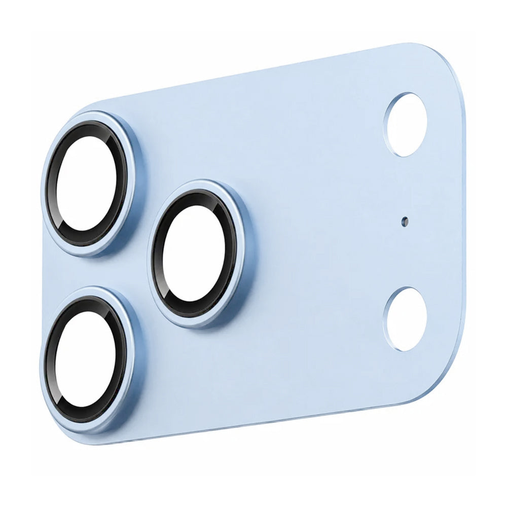Schutzfolie für die Rückkamera Lito Crown Halo AR + AF für Apple iPhone 18 Pro Max, gehärtetes Glas, Blau