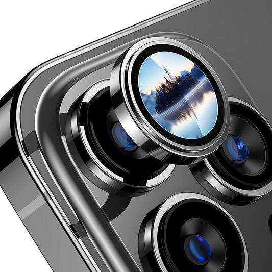 Schutzfolie für die Rückkamera Lito S+ für Apple iPhone 14 Pro, gehärtetes Glas, silberfarben