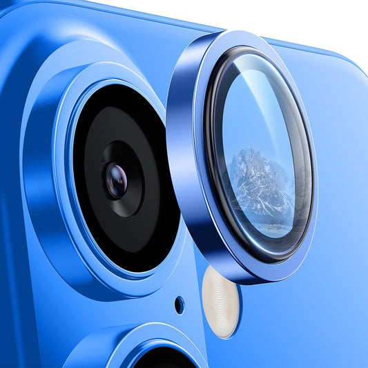Lito S+ Rückkamera-Schutzfolie für Apple iPhone 16 Plus / 16, gehärtetes Glas, Blau
