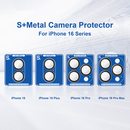 Film de protection pour caméra arrière Lito S+ pour Apple iPhone 16 Plus / 16, Verre trempé, Rose