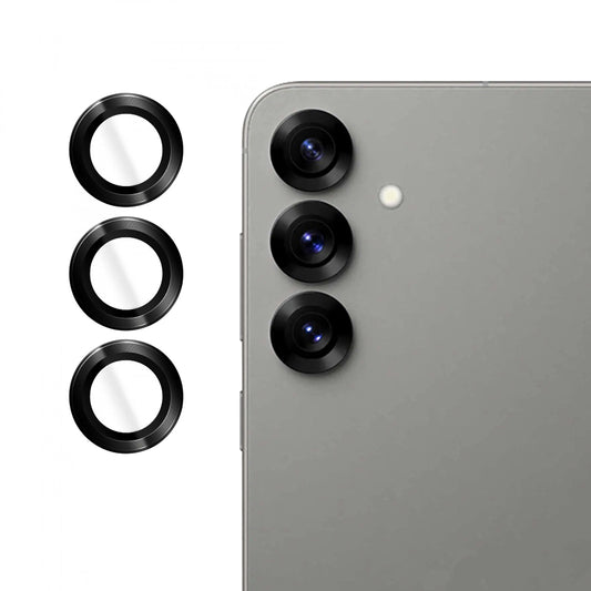 Film de protection pour caméra arrière Lito S+ pour Samsung Galaxy S25 S931, Verre trempé, Noir