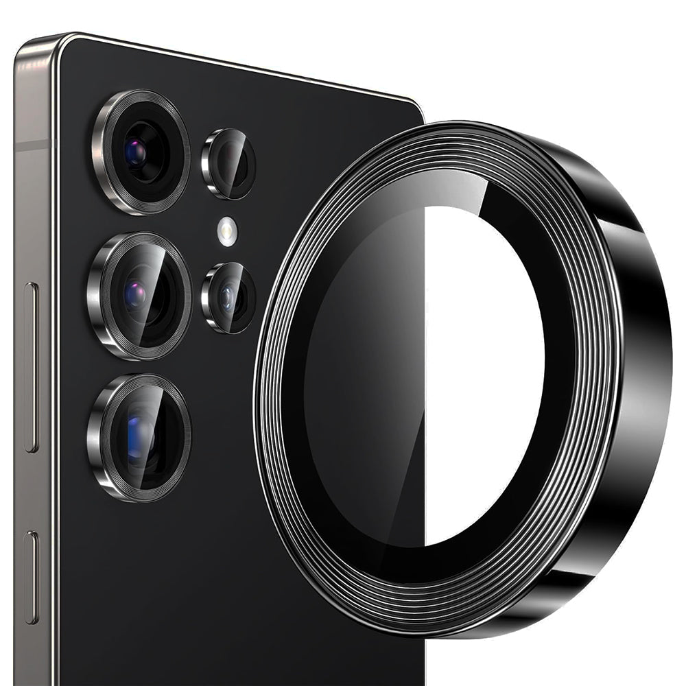 Lito S+ Rear Camera Protection Film for Samsung Galaxy S26 Ultra, Tempered Glass, Black