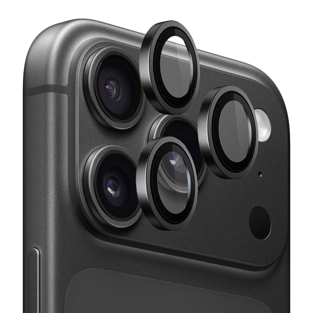 Film de protection pour caméra arrière Lito Titanium AR pour Apple iPhone 18 Pro / 18 Pro Max, Verre trempé, Noir