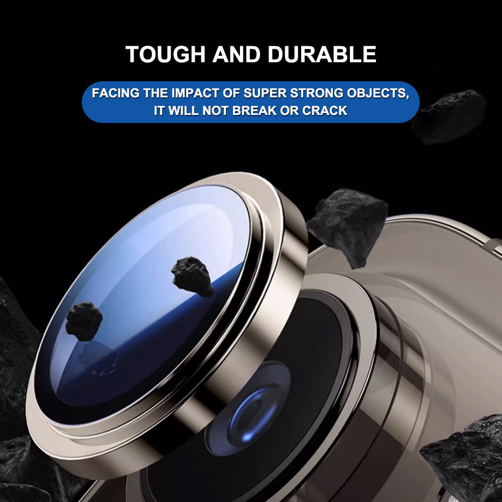 Film de protection pour caméra arrière Lito Titanium AR pour Apple iPhone 18 Pro / 18 Pro Max, Verre trempé, Noir