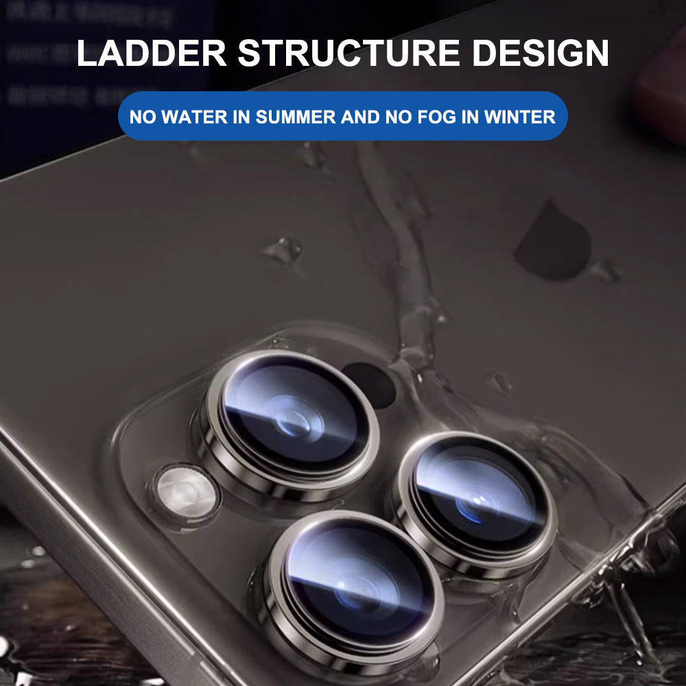 Film de protection pour caméra arrière Lito Titanium AR pour Apple iPhone 18 Pro / 18 Pro Max, Verre trempé, Noir