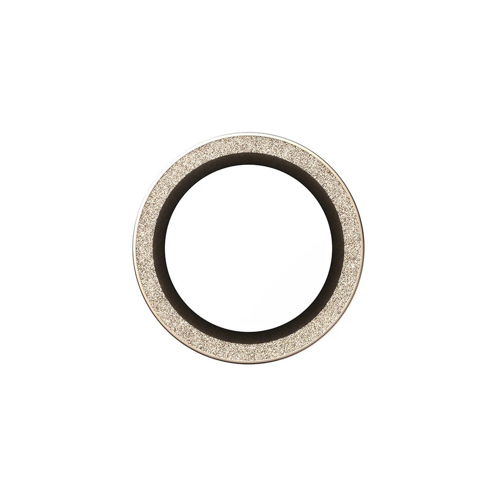 Schutzfolie PanzerGlass Hoops Glitter für die Rückkamera des Apple iPhone 17 Air, gehärtetes Glas, Goldfarben