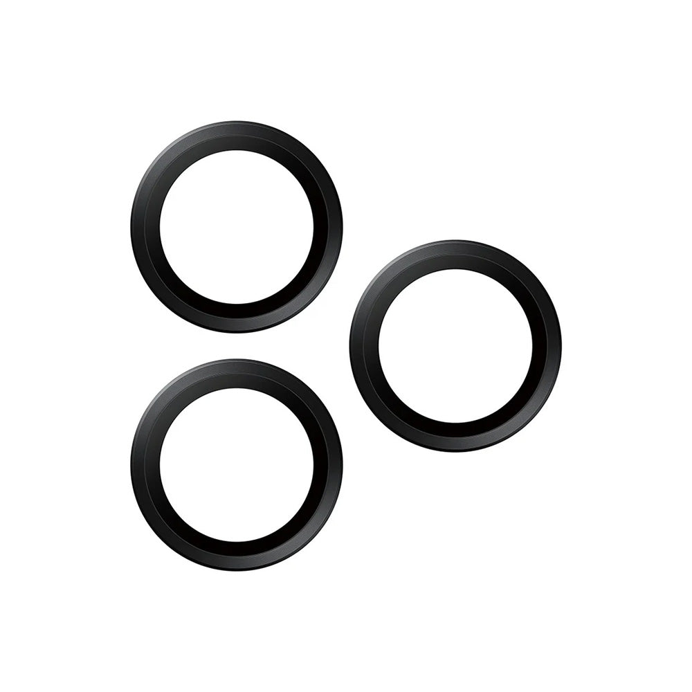 Schutzfolie PanzerGlass Hoops für die Rückkamera des Apple iPhone 17 Pro Max / 17 Pro / 16 Pro Max / 16 Pro, gehärtetes Glas, Schwarz