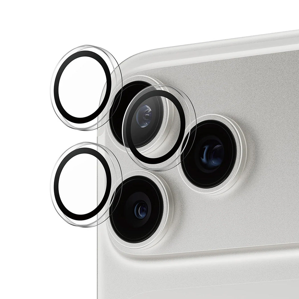 Schutzfolie PanzerGlass Hoops für die Rückkamera des Apple iPhone 17 Pro, gehärtetes Glas, Transparent