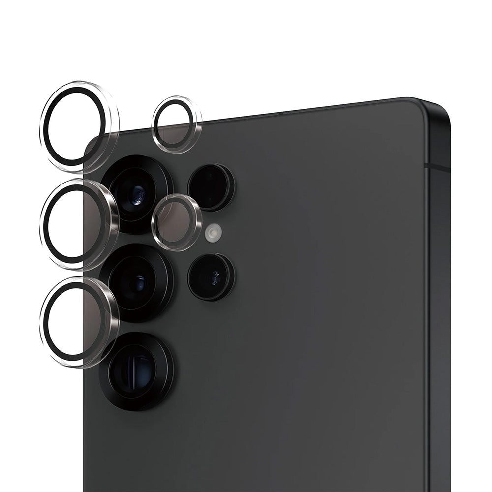 Film de protection Caméra Arrière PanzerGlass Hoops pour Samsung Galaxy S25 Ultra S938, Verre Trempé, Transparent