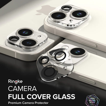Pellicola Protettiva Posteriore Ringke per Apple iPhone 15 Plus / 15, Vetro Temperato, Set 2 pezzi, Trasparente