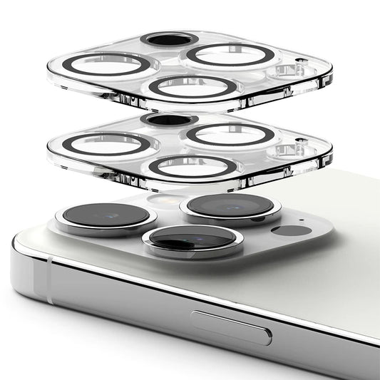 Pellicola Protettiva Posteriore Ringke per Apple iPhone 15 Pro Max, Vetro Temperato, Set 2 pezzi, Trasparente