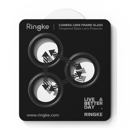 Film de protection Ringke pour caméra arrière Apple iPhone 17 Pro Max / 17 Pro, Verre trempé, Noir