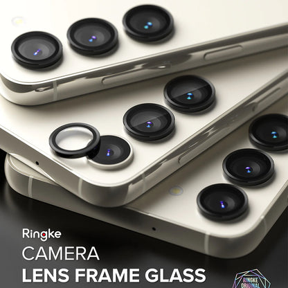Film de protection pour caméra arrière Ringke pour Samsung Galaxy S23+ S916 / S23 S911, Verre trempé, Noir