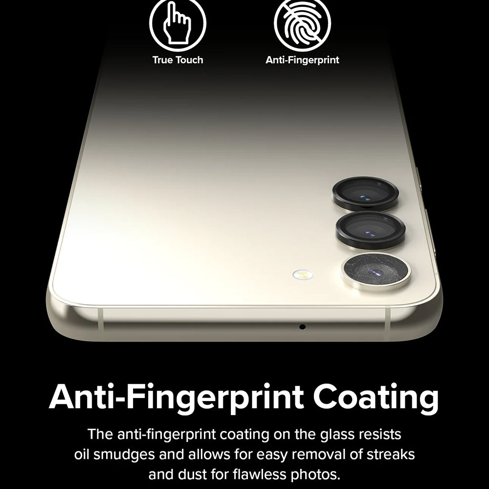Film de protection pour caméra arrière Ringke pour Samsung Galaxy S23+ S916 / S23 S911, Verre trempé, Noir