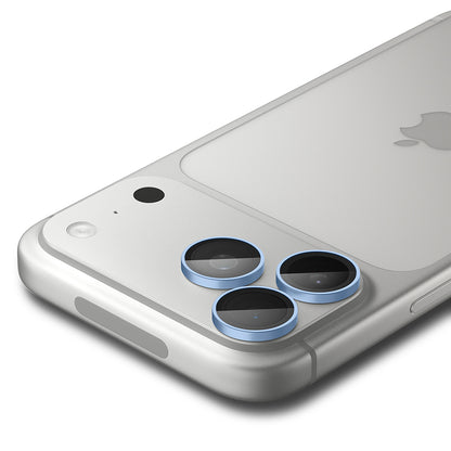 Pellicola protettiva per fotocamera posteriore Spigen GlastR EZ FIT Optik Pro per Apple iPhone 18 Pro / 18 Pro Max, vetro temperato, set da 2 pezzi, blu AGL12045