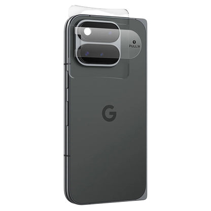 Pellicola protettiva per fotocamera posteriore Spigen GlastR EZ FIT Optik Pro per Google Pixel 11 Pro Fold, vetro temperato, set da 2 pezzi, trasparente AGL11491