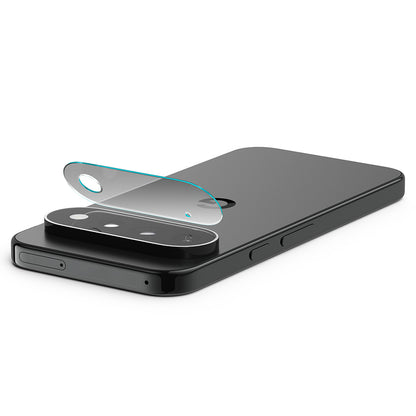 Pellicola protettiva per fotocamera posteriore Spigen GlastR EZ FIT Optik Pro per Google Pixel 11 Pro, vetro temperato, set da 2 pezzi, trasparente AGL11484