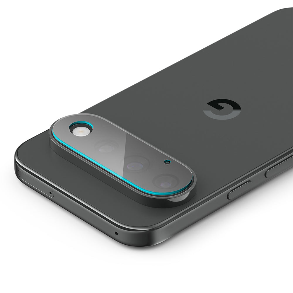 Pellicola protettiva per fotocamera posteriore Spigen GlastR EZ FIT Optik Pro per Google Pixel 11, vetro temperato, set da 2 pezzi, trasparente AGL11479