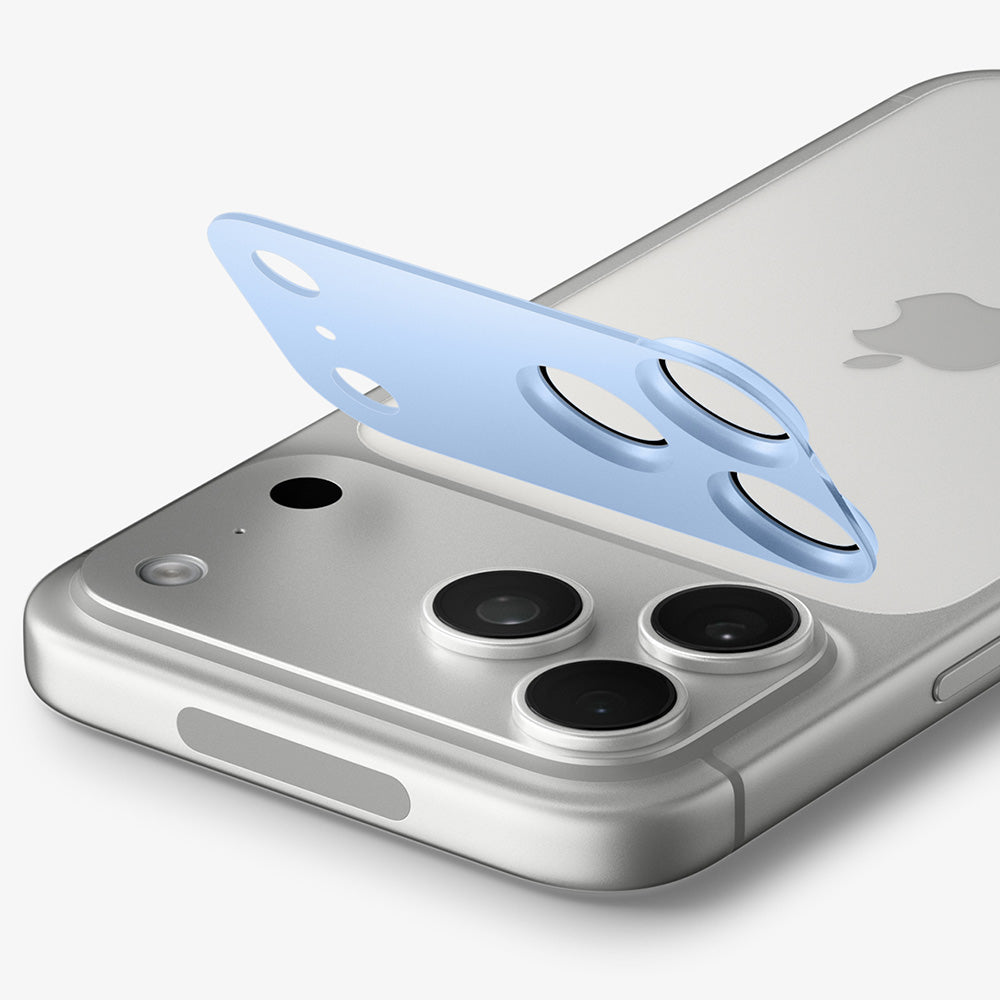 Film de protection pour caméra arrière Spigen GlastR EZ FIT Optik Pro XL pour Apple iPhone 18 Pro Max, Verre trempé, Bleu AGL12041