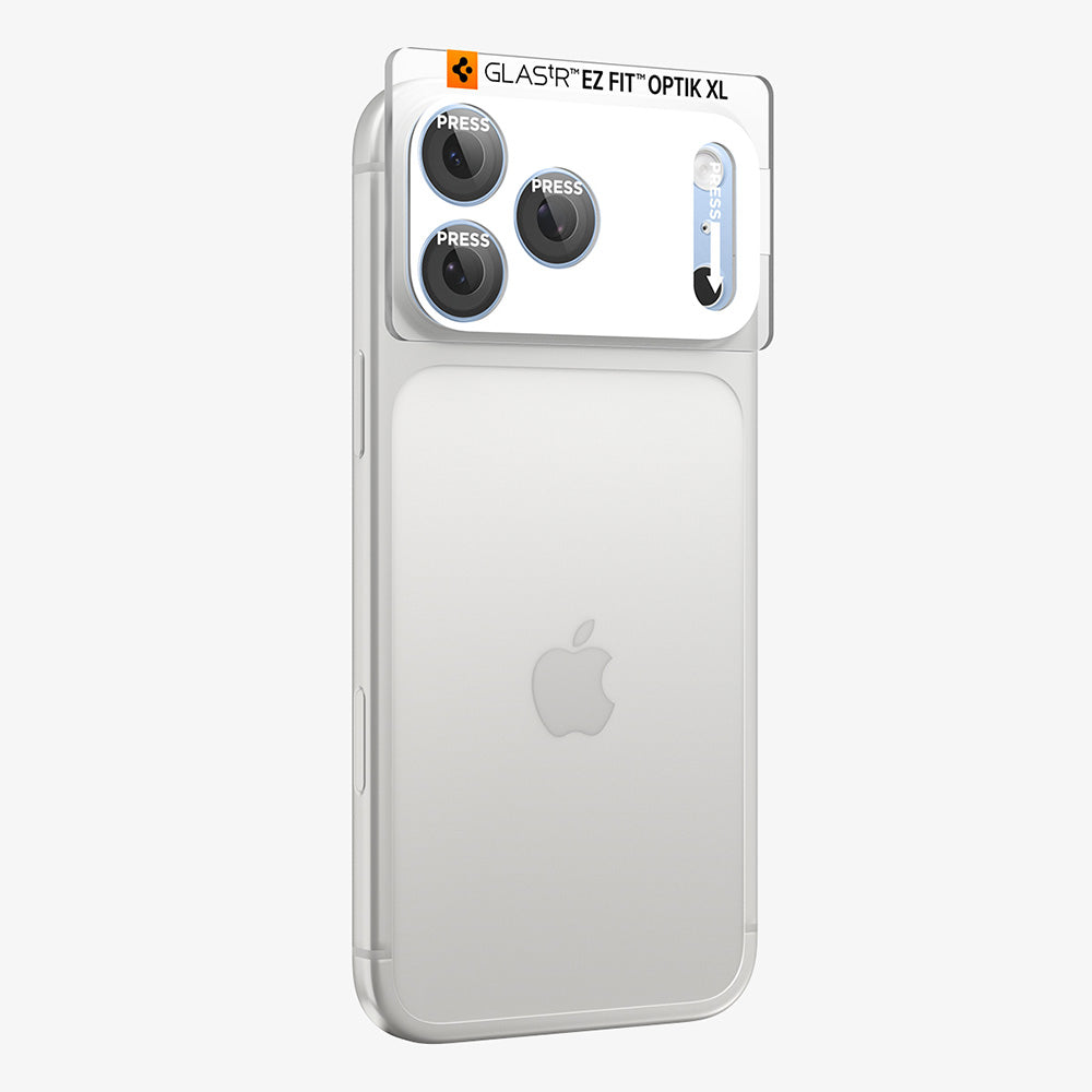 Film de protection pour caméra arrière Spigen GlastR EZ FIT Optik Pro XL pour Apple iPhone 18 Pro Max, Verre trempé, Bleu AGL12041