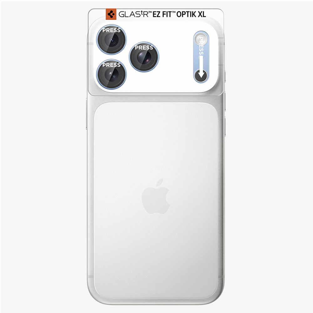 Film de protection pour caméra arrière Spigen GlastR EZ FIT Optik Pro XL pour Apple iPhone 18 Pro Max, Verre trempé, Bleu AGL12041