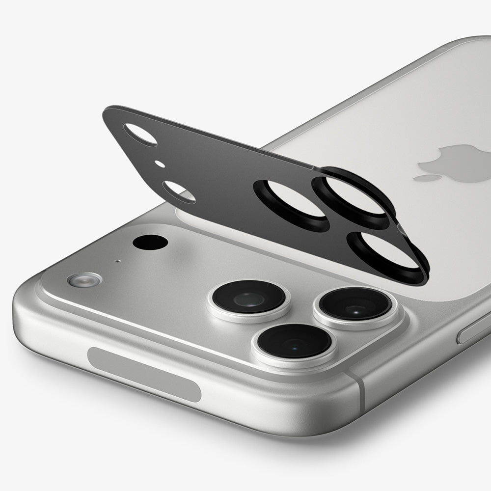 Film de protection pour caméra arrière Spigen GlastR EZ FIT Optik Pro XL pour Apple iPhone 18 Pro, Verre trempé, Gris foncé AGL12035