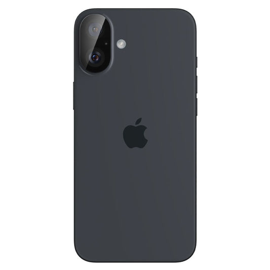 Film de protection pour caméra arrière Spigen GlastR Optik pour Apple iPhone 16 Plus / 16, Verre Trempé, Lot de 2 pièces, Noir AGL07922