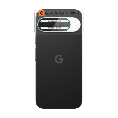Schutzfolie für die Rückkamera Spigen GlastR Optik für Google Pixel 10, gehärtetes Glas, 2er-Set, transparent AGL09661