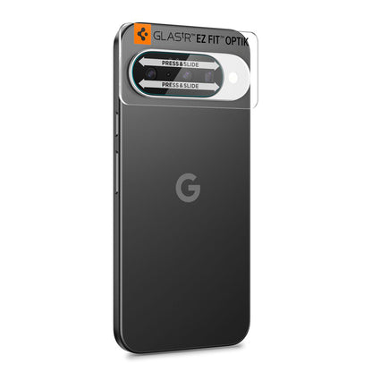 Schutzfolie für die Rückkamera Spigen GlastR Optik für Google Pixel 10, gehärtetes Glas, 2er-Set, transparent AGL09661