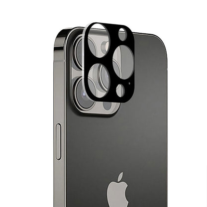 Film de protection pour caméra arrière Techsuit pour Apple iPhone 13 Pro Max / 13 Pro, Verre trempé, Noir
