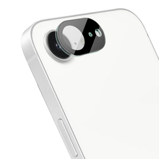 Pellicola protettiva per fotocamera posteriore Techsuit per Apple iPhone 17e / 16e, vetro temperato, nero