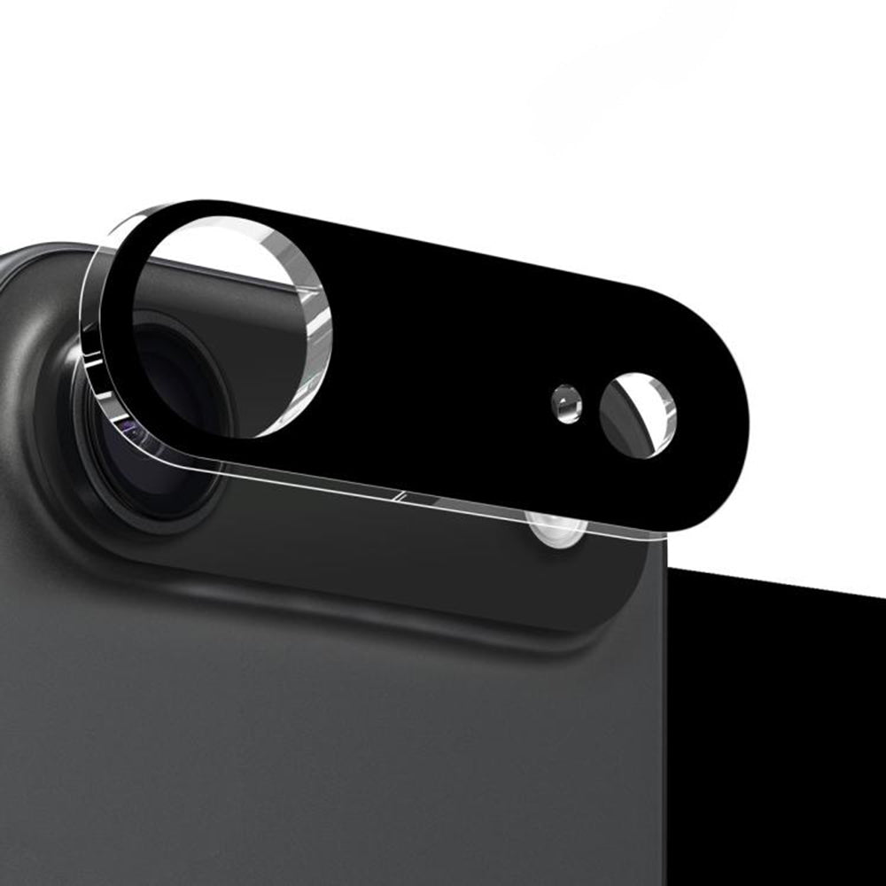 Schutzfolie Techsuit für die Rückkamera des Apple iPhone 17 Air, gehärtetes Glas, Schwarz