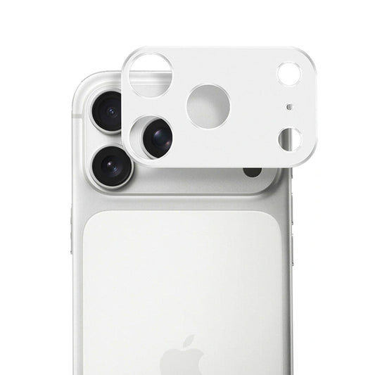 Film de protection pour caméra arrière Techsuit pour Apple iPhone 17 Pro, Verre trempé, Argenté
