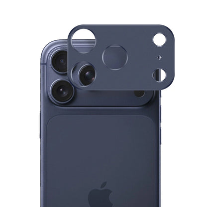 Pellicola protettiva per fotocamera posteriore Techsuit per Apple iPhone 17 Pro, vetro temperato, blu scuro