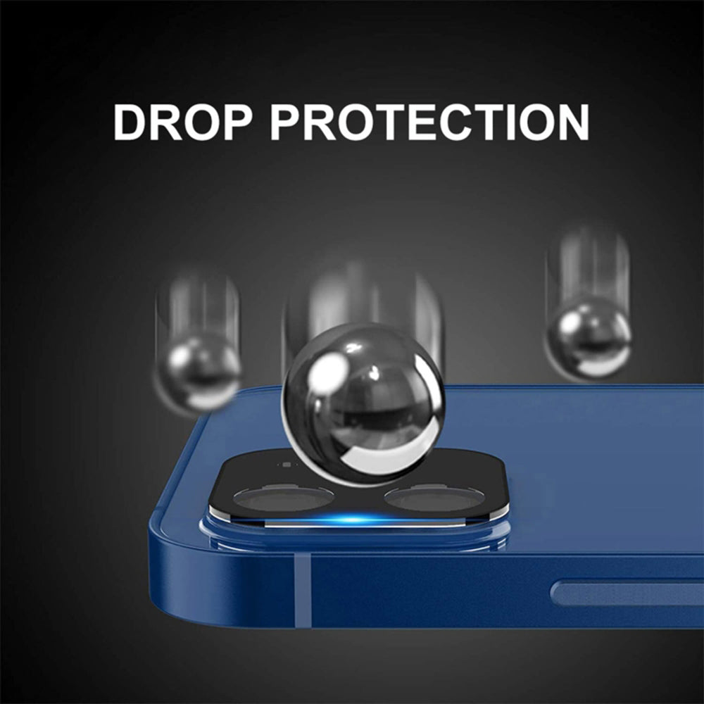Pellicola protettiva per fotocamera posteriore Techsuit per Apple iPhone 17 Pro, vetro temperato, blu scuro